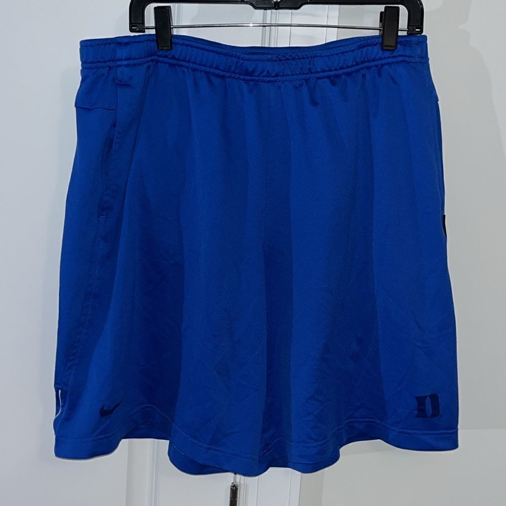 Nike Duke University Blue Devils basketball team workout 3 pocket shorts XXL